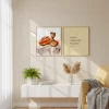 Christian Last Supper Wall Art Set – 18 Printable Digital Prints with Bread and Wine Illustrations and Loved Redeemed Forgiven Typography in 15 Colors | Square PNG JPG PDF Instant Download